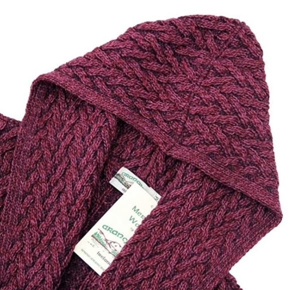 Aran Crafts Shawl Collar Cardigan - Picture 12 of 13